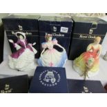 3 boxed signed Royal Doulton figurines - 'Christmas Day 2004', HN4558,