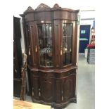 An inlaid display cabinet