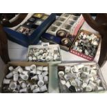 A collection of thimbles