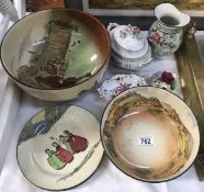 A quantity of assorted china including Royal Corona, Royal Doulton, Seriesware etc.