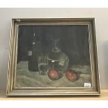 An oil on canvas still life signed indistinct Dalec 1929
