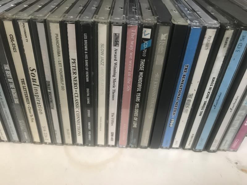 A collection of CD's with some cassette tapes - Image 2 of 3