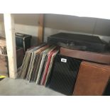 A large quantity of LP records including 78's