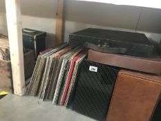 A large quantity of LP records including 78's