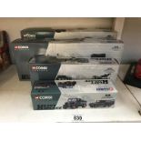 4 Corgi Classics heavy haulage model No's 31003, 17602,