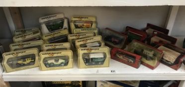 22 boxed Matchbox models of Yesteryear