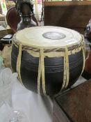 An bongo drum.