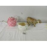 A Royal Worcester teapot marked 1874,