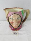 A Royal Doulton character jug 'Touch Stone'.