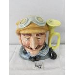 A Royal Doulton character jug 'Veteren Motorist', D6633.