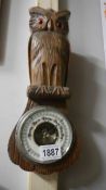 A Black Forest owl barometer.