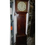 A Victorian oak cased Grandfather clock by Thos. Bott.