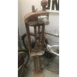 A pre war Bowser petrol pump for restoration