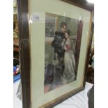A framed and glazed Romantic print,.