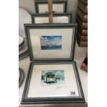 4 framed and glazed prints of San Francisco