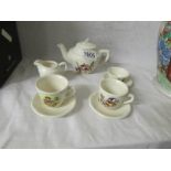 8 pieces of Noddy child's tea ware.