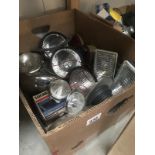 A quantity of classic car spot & fog lamps including Lucas 700 etc