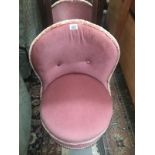 A pink drayton tub chair