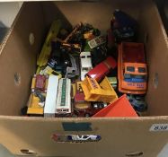 A large box of unboxed Diecast including Corgi & Matchbox etc.