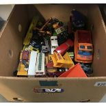 A large box of unboxed Diecast including Corgi & Matchbox etc.