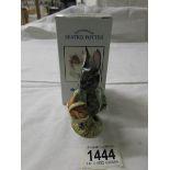 A Royal Albert Beatrix Potter rare error piece, Little Black Rabbit with Fierce Rabbit backstamp.