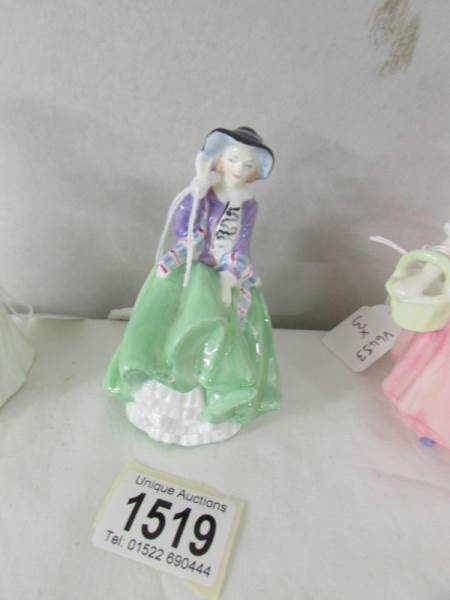 3 small Royal Doulton figurines 'tinkle Bell' HN1677, - Image 3 of 4