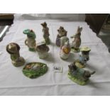 10 boxed Royal Albert Beatrix Potter figurines.