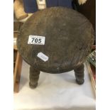 An old milking stool