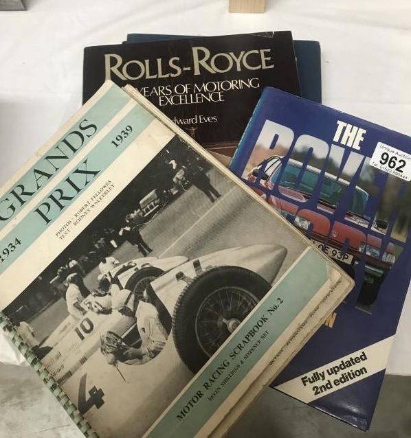 A selection of car books