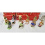 9 boxed Royal Doulton Bunnikins figures.