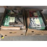 2 boxes of complete sets of guns reviews magazines