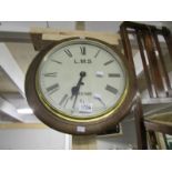 An LMS railway clock.