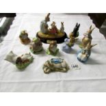 10 boxed Royal Albert Beatrix Potter figurines including limited editions.