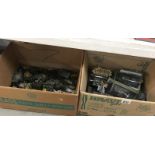 2 boxes of plastic military models