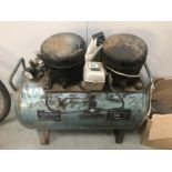 A Porter Twin cylinder air compressor