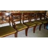 A good set of 6 chairs comprising 2 carvers and 4 diners.