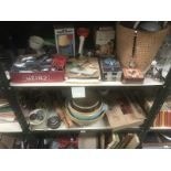 3 shelves of kitchenalia