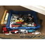 A large box of unboxed Diecast including Corgi & Matchbox etc.