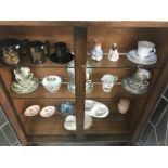 A mixed lot of china including tea ware