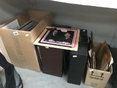 3 boxes of LP records including some 78's
