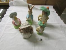 5 boxed John Beswick Beatrix Potter figurines.