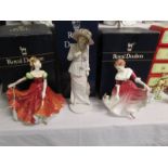 3 boxed Royal Doulton figurines - 'Penelope' CL3988, 'Ninette' HN3417 and 'My Best Friend' HN3011.