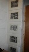 6 Pablo Picasso prints from the Vollard Suite published in 1956.