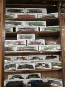 37 plinthed model steam locomotives and diesel locomotives and 2 coal models of Princess Coronation