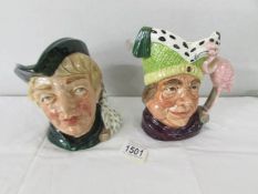 2 Royal Doulton character jugs, 'Ugly Duchess', HN6599 and 'Dick Whittington' HN6375.