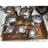 A Piguot ware tea & coffee set