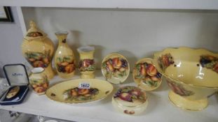 A collection of Aynsley Royal Orchard china,