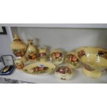 A collection of Aynsley Royal Orchard china,