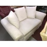 A Laura Ashley 2 seater sofa with spare covers