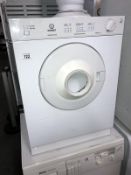 A small Indesit 3kg tumble drier